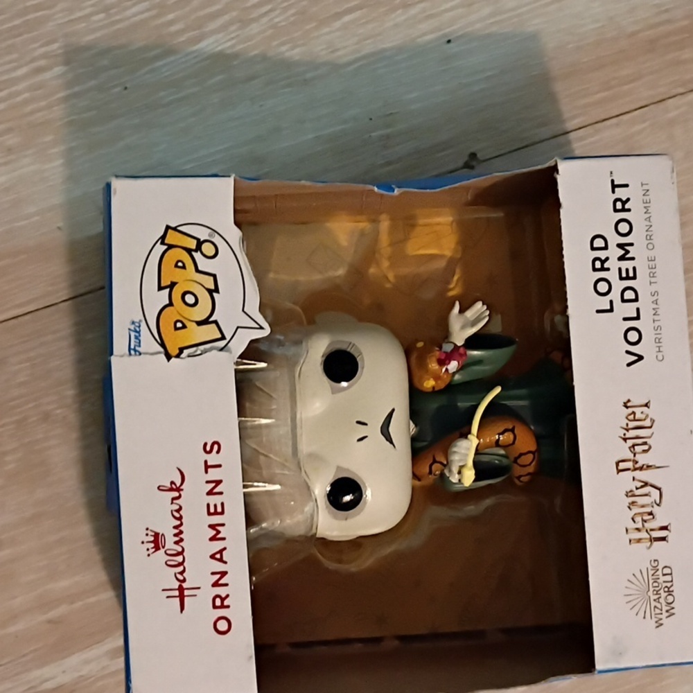 Funko Pop Lord Voldemort Ornament with Green and Gold Accents